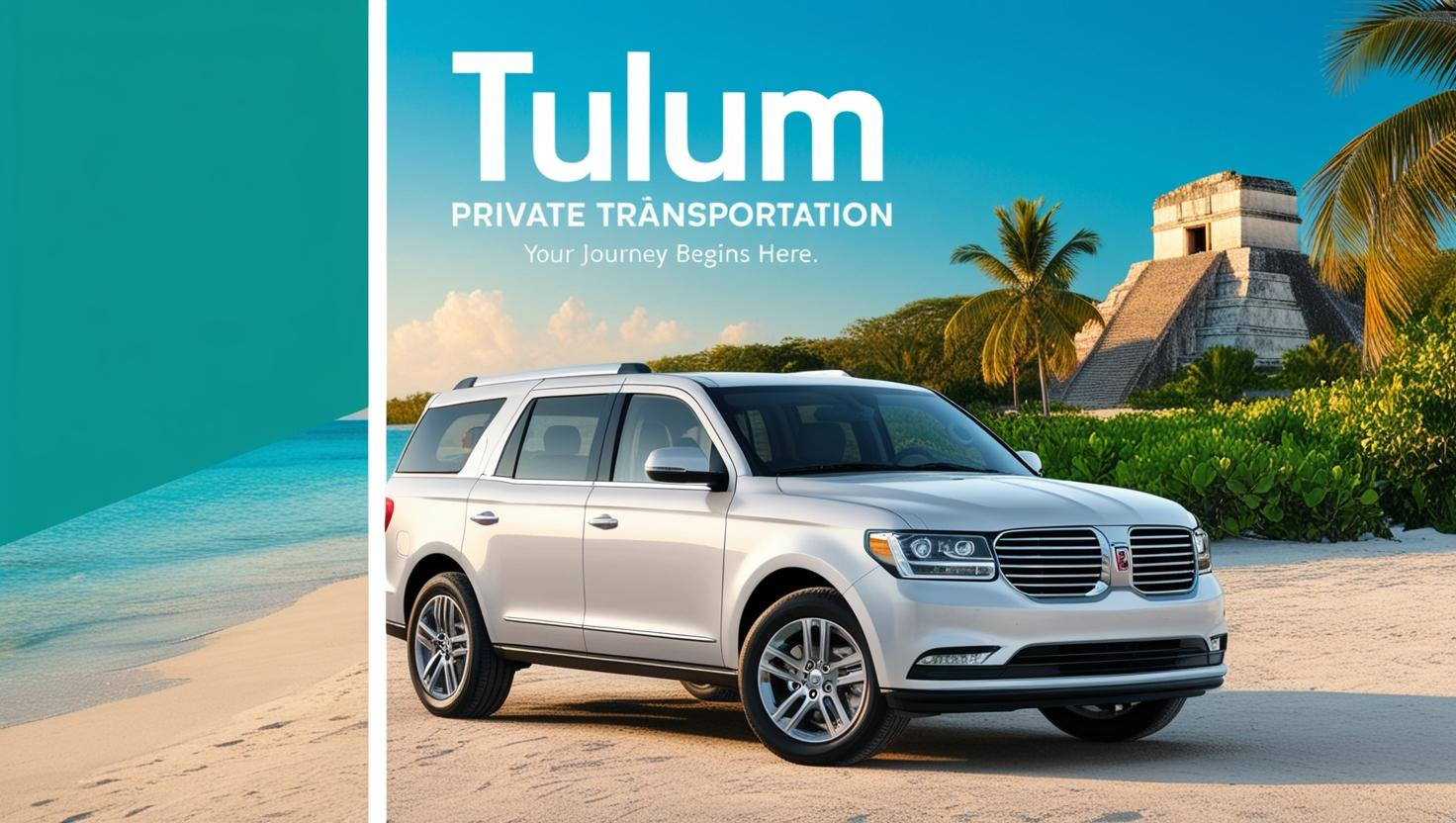 Private airport transportation in Tulum
